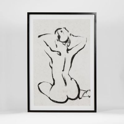 Female Silohuette Wall Art A