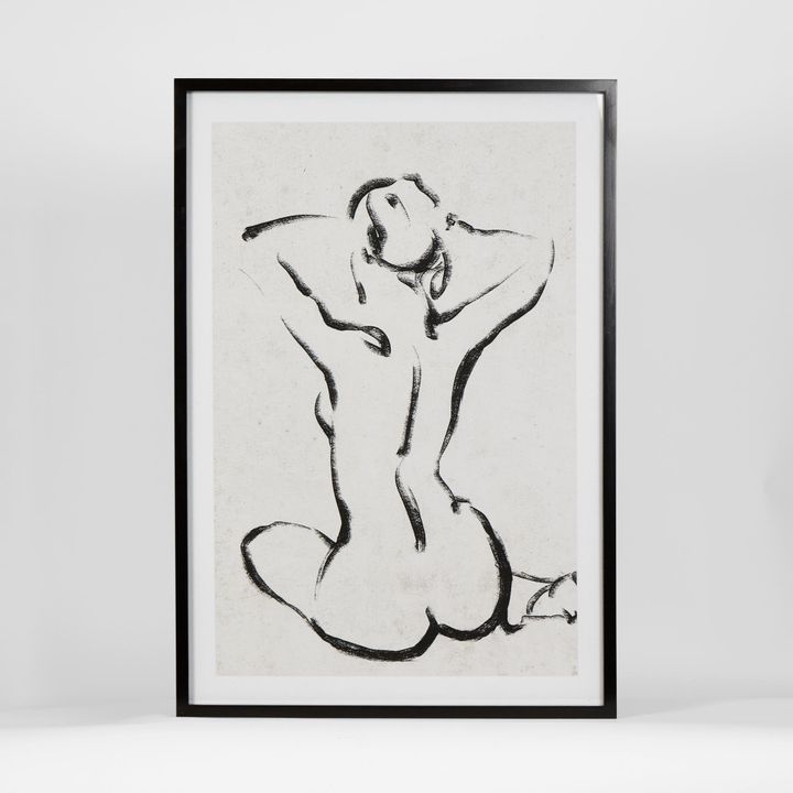 Female Silohuette Wall Art A