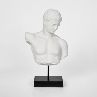 Grecian Polyresin Male Bust