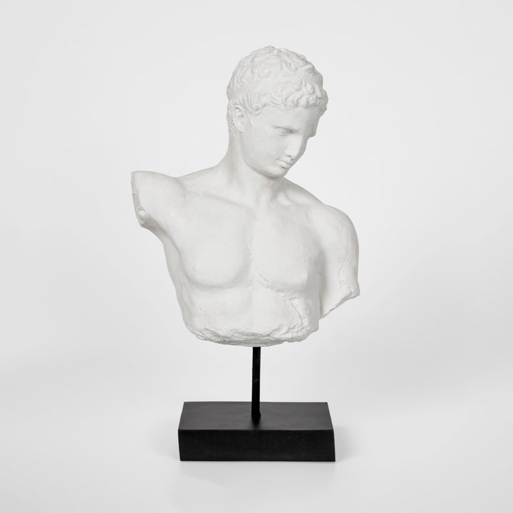 Grecian Polyresin Male Bust