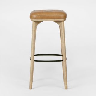 Carlton Leather Bar Stool Tan