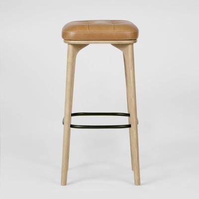 Carlton Leather Bar Stool Tan