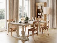 Ville Oak Dining Table White 300cm