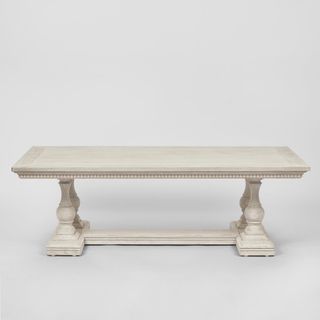 Ville Oak Dining Table White 300cm