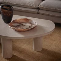 Fossil Tall Vase Brown