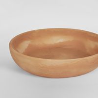 HALO Swirl Resin Serving Bowl Large Peach