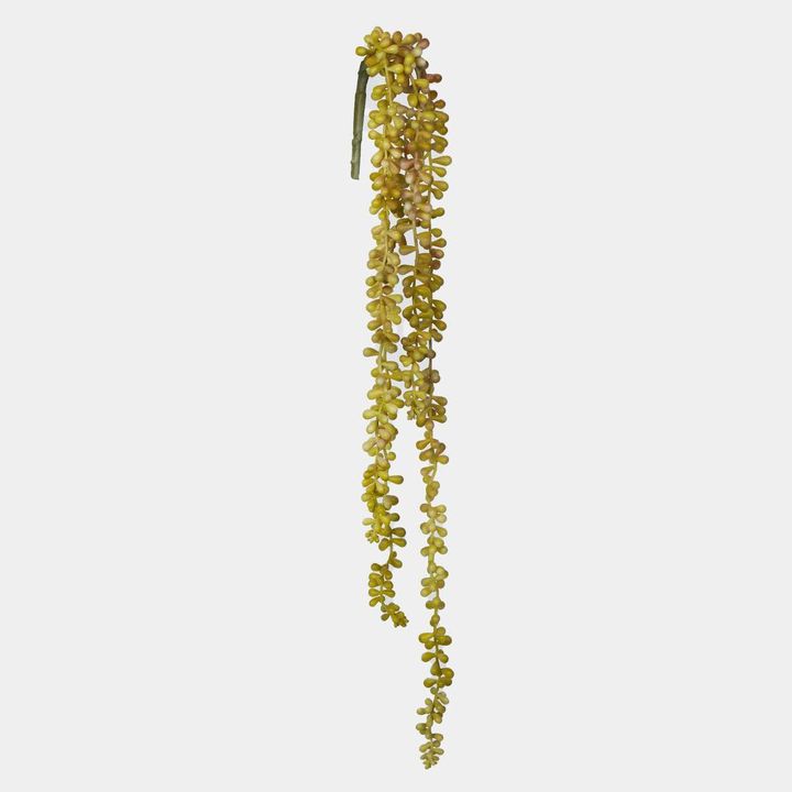 73cm Light Green Yellow Pearl Necklace Vine x 5