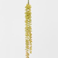 Hanging Pearl Necklace Vine Yellow 73cm