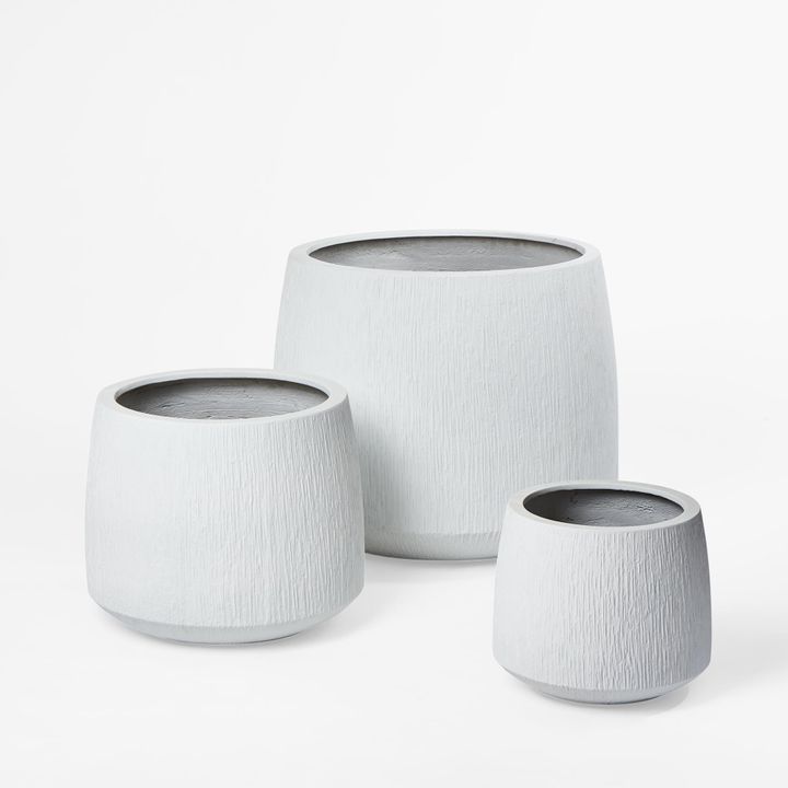 Vita Set of 3 Planter White