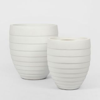 Jules Planter Set of 2 White