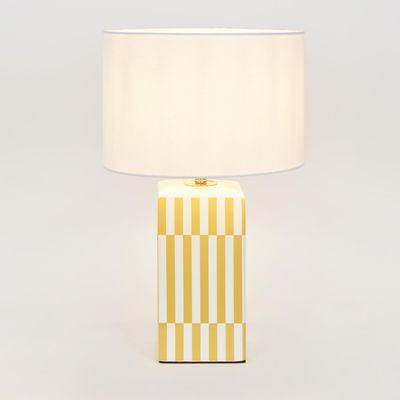 Parlour Yellow Table Lamp & Shade