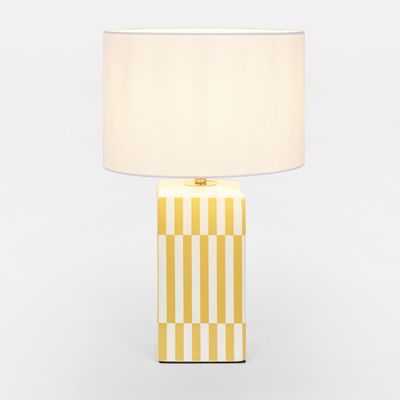 Parlour Yellow Table Lamp & Shade