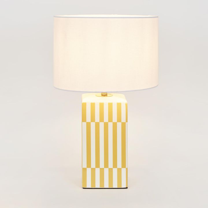 Parlour Yellow Table Lamp & Shade