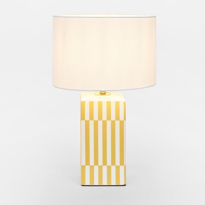 Parlour Yellow Table Lamp & Shade