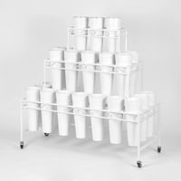 Rectangular 21 Bucket Flower Stand