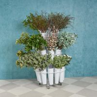 Bucket Stand 24 Bucket White