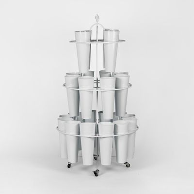 Bucket Stand 24 Bucket White