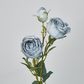 Light Blue Real Touch Rose Spray