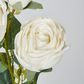 White Real Touch Rose Spray