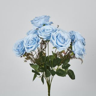 Blue Rose Bouquet x 9
