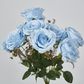 Blue Rose Bouquet x 9