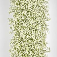 White Gyp Baby Breath Floral Runner