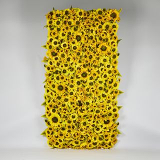 Yellow Sunflower Wall