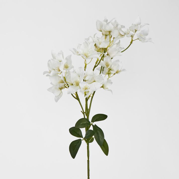 83cm White Bougainvillea Branch