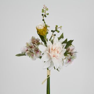 40cm Light Pink Dahlia Hydrangea Bouquet