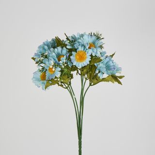 32cm Light Blue Daisy Bush