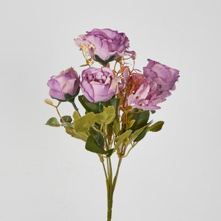 Lilac Purple Rose Hydrangea Bouquet