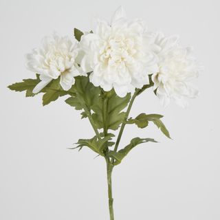 White Chrysanthemum Spray x 3