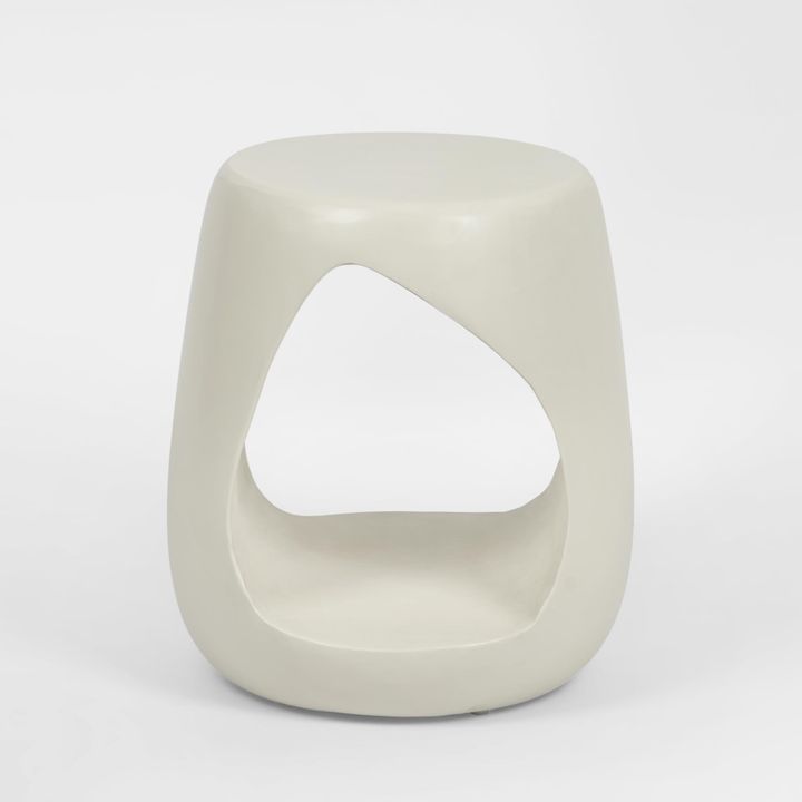 Cava Side Table White