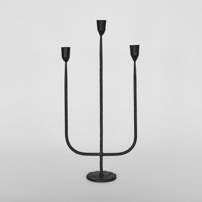 James Candle Stand Black