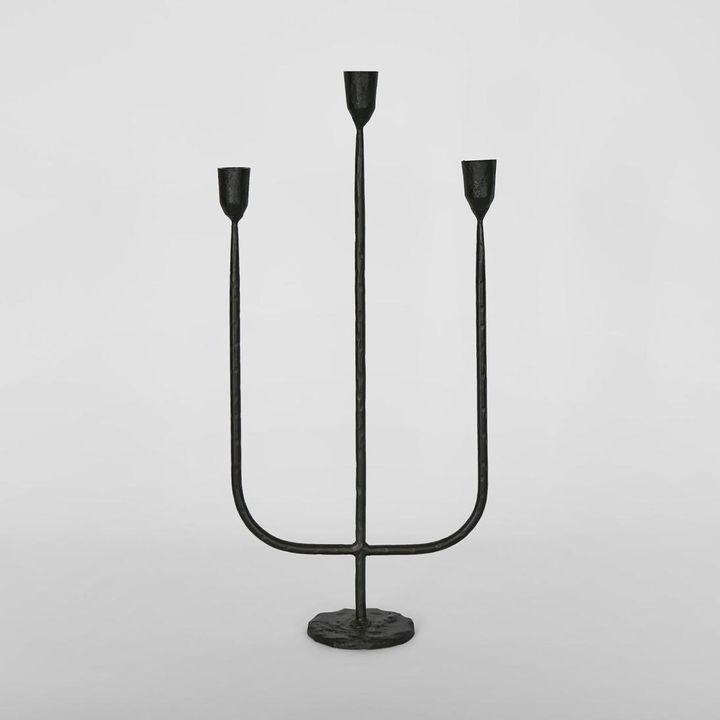 James Candle Stand Black