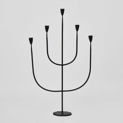 Joshua Candle Stand Black