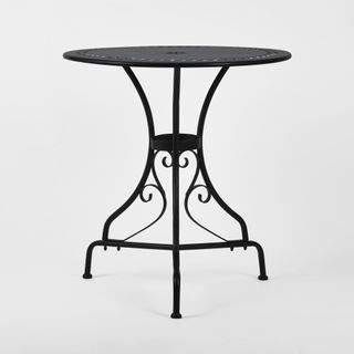 Annabel Round Table 70cm Black -Outdoor