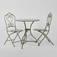 Annabel Folding Dining Chair Green -Outdoor