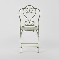 Annabel Folding Dining Chair Green -Outdoor