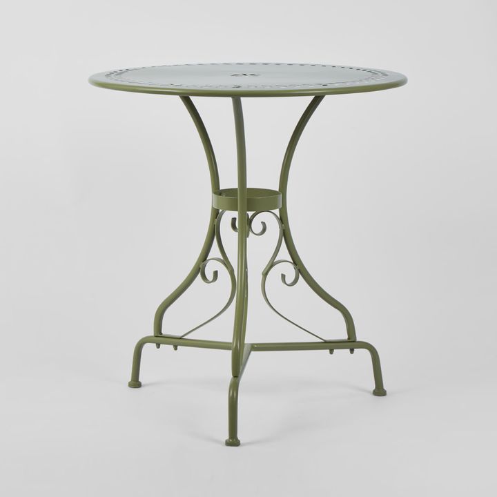 Annabel Round Table 70cm Green -Outdoor