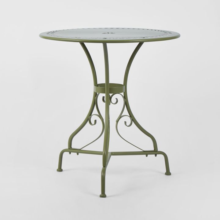 Annabel Outdoor Round Table 70cm Green