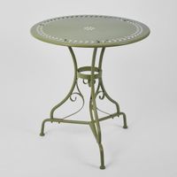 Annabel Round Table 70cm Green -Outdoor Bistro dining