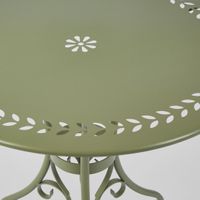 Annabel Round Table 70cm Green -Outdoor Bistro dining