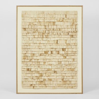 LADRAR Bark Wall Art 76 x 101cm Natural