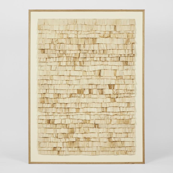 LADRAR Bark Wall Art 76 x 101cm Natural