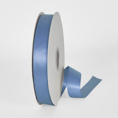 PorcelainBlue Double Sided Satin Ribbon 25mm 100yards - P336