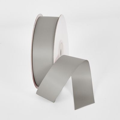 Shell gray 22.86m - 25mm Double Sided Satin Ribbon P007