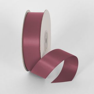 Thulian Pink 25mm Double Sided Satin Ribbon 25 Yards - P163