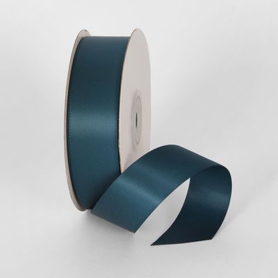 Teal 22.86m - 25mm Double Sided Satin Ribbon P347