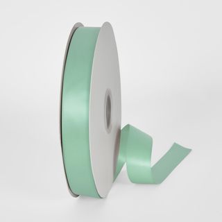 Aqua 91.4m - 25mm Double Sided Satin Ribbon P314